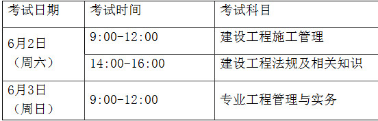 2018年福建二级建造师考试时间