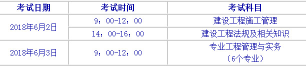 北京二建考试时间