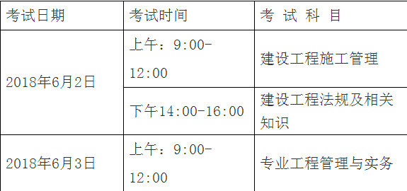 枣庄二建考试时间