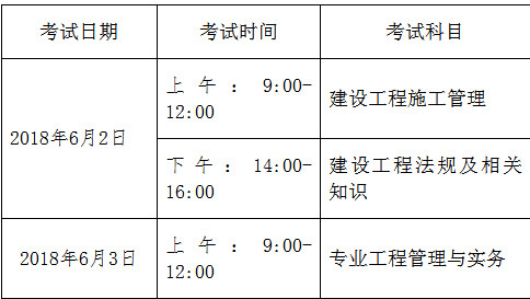 滨州二建考试时间