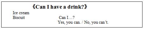 2016下半年小学英语教师资格证面试真题：《Can I have a drink?》板书设计