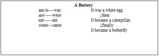 2016下半年小学英语教师资格证面试真题：《A butterfly》板书设计