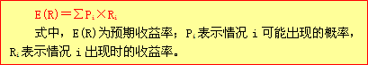 初级会计实务知识点精讲+典型例题：资产收益率的类型1