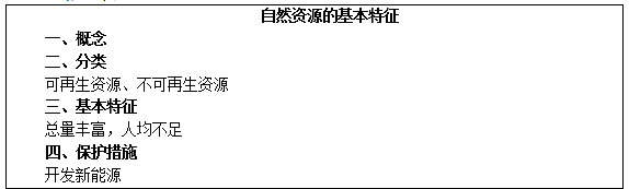 初中地理教师资格证面试真题及答案：自然资源的基本特征2