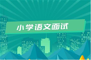 小学教师资格证考试面试视频教程（语文）